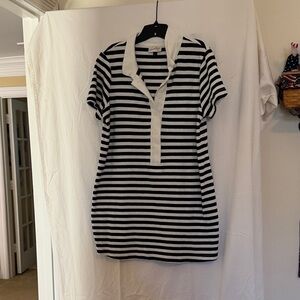 Universal Thread Black and White Striped Dress
